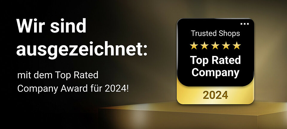 Trusted Shops Top Rated Company