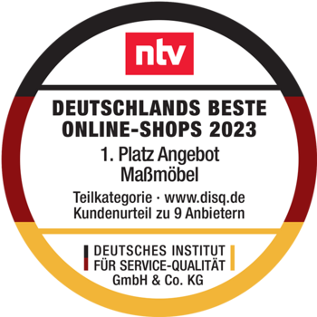 NTV - DISQ Preisträger - 1. Platz Angebot Massmöbel